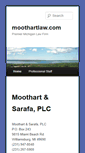 Mobile Screenshot of moothartlaw.com